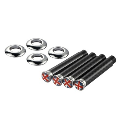 AGARRADERO DE CERRADURA DE PUERTA CON FIBRAS DE CARBÓN PARA MINI COOPER S ONE JCW CLUBM~1273  