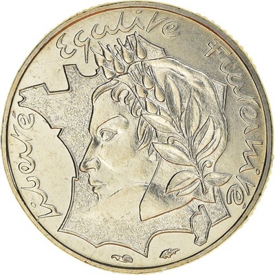 Moneta, Francja, Jimenez, 10 Francs, 1986, Paris,
