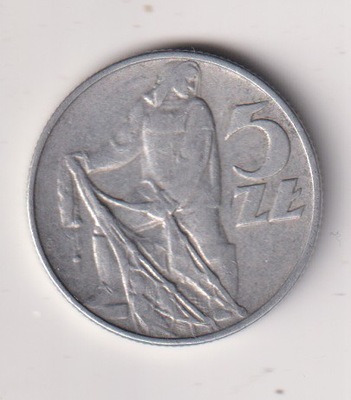 PRL 5 zloty 1974 ladny stan z obiegu