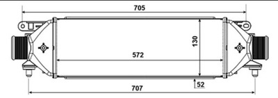 NRF 30752-NRF INTERCOOLER  
