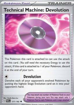 PAR: Karta Pokemon Technical Machine: Devolution (PAR 177) 177/182