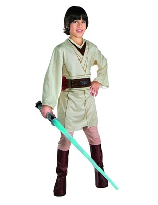 Dziecięcy kostium Jedi Obi-Wan Kenobi z mieczem świetlnym Star Wars
