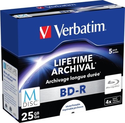 Verbatim BDR 25 GB 4x 5 sztuk (43823)