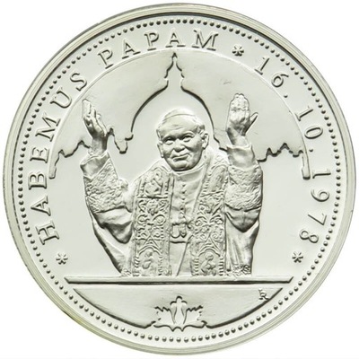 Polska, medal Jan Paweł II Habemus Papam, 2005 srebro