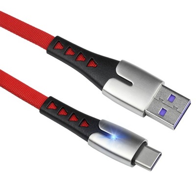 5A WZMACNIANY KABEL USB TYP-C QUICK CHARGE 3.0 1m