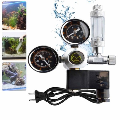 Reduktor CO2 z elektrozaworem do AKWARIUM