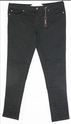 Spodnie czarne stretch Bawełna marki Rainbow R 44