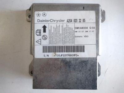 Модуль датчик подушка безопасности mercedes c-klasa chrysler w204 фото №1