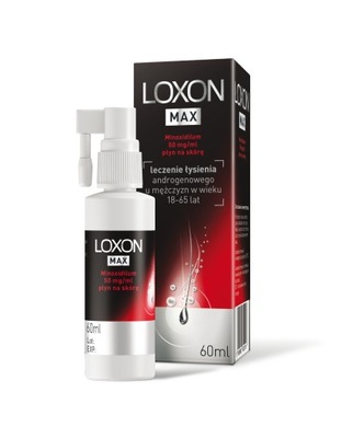 LOXON MAX 5% MOCNE WLOSY WYPADANIA 60ML