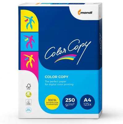 PAPIER COLOR COPY A4 250 G/M2 125 ARK. MONDI