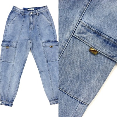 DNY spodnie jeans marmurki 40/80 11810259603 oficjalne archiwum Allegro