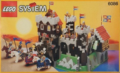 LEGO 6086 Black Knight's Castle [Castle: Black Knights] z instrukcją zamek