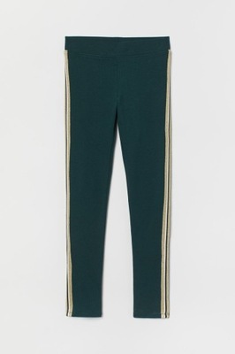 Bawełniane legginsy H&M_ 158 cm