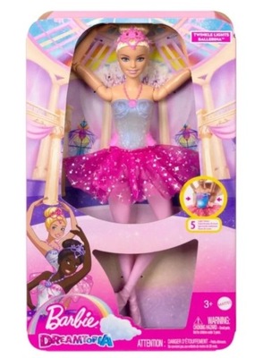 Barbie Baletnica Magiczne światełka Lalka