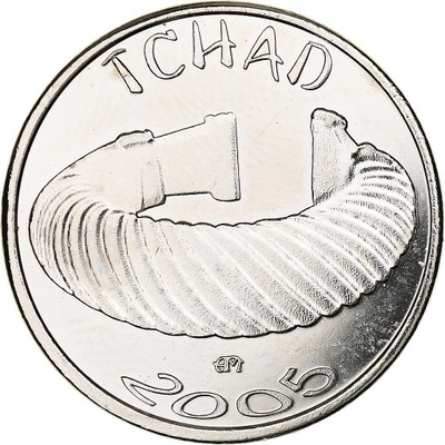 Czad, 1500 CFA Francs-1 Africa, 2005, Nikiel plate