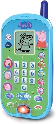 OPIS Telefon dla dzieci Vtech Świnka Peppa wersja francuska