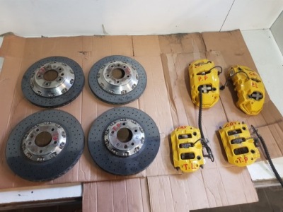 Тормозные диски суппорты ceramika porsche cayenne ii 7p5 фото №1