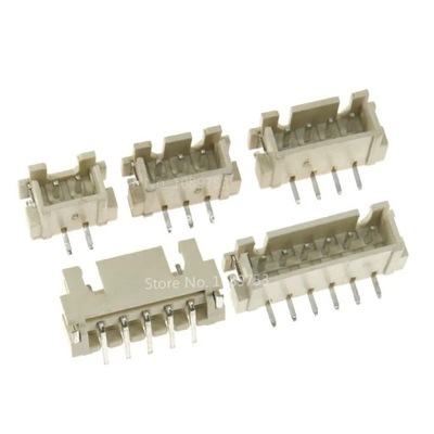 JST-XH 2,54mm 5pin gniazdo równoległe Horizontal SMD