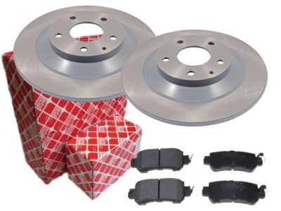 Гальмівні диски гальмівні колодки febi задня mazda cx-5 ke gh фото №1