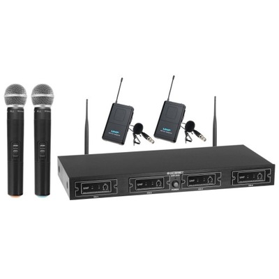 Zestaw mikrofonów bezprzewodowych McGrey UHF-2V2I