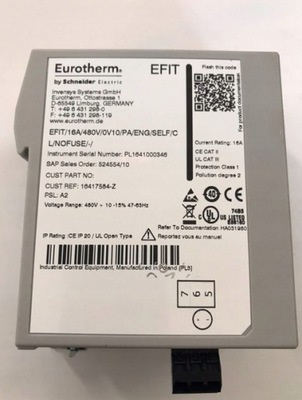 EUROTHERM EFIT/16A/480V/0V10/ENG/SELF/C fv