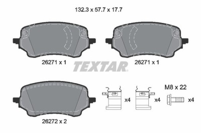 TRINKELĖS STABDŽIŲ FORD PRIEK. PUMA 1,0-1,5 19- 2627101 