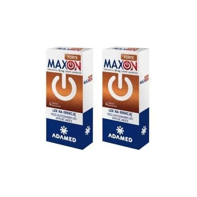 2 x MAXON FORTE 50 mg 4 szt. tabletki