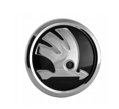 EMBLEMA SKODA FABIA III, OCTAVIA III, R PLATEADO  