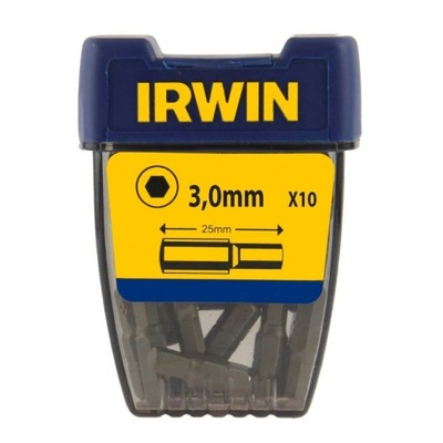 GROT IMBUS SW3 x 25mm (10szt.) IRWIN