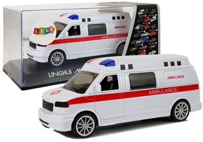 Ambulans Karetka Pogotowia z Napędem Dźwięk Syrena