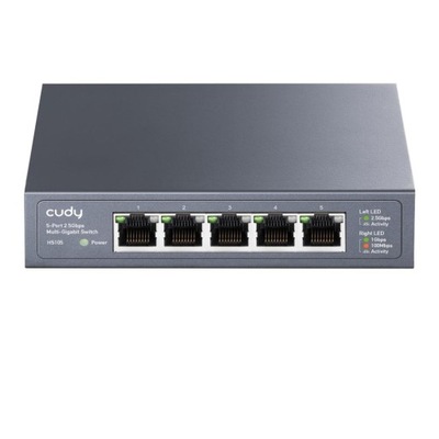 Switch niezarządzalny Cudy HS105 5x2.5GbE Desktop