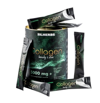 SOLHERBS Kolagen + gorzka pomarańcza + opuncja