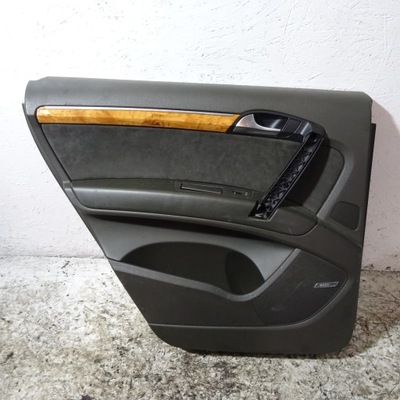 Audi q7 4l обивка дверь левый задняя фото №1