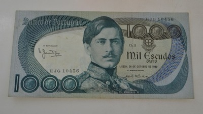 Portugalia - banknot - 1000 Escudos - 1982 rok