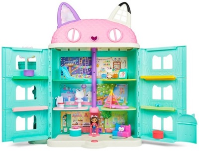 WIELKI KOCI DOMEK GABI Gabby's Dollhouse FIGURKI PANDUŚ + AKCESORIA 60cm