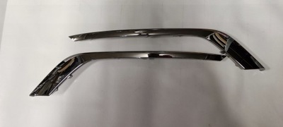 Renault talisman 15- +хром решітка бампера накладки фото №1