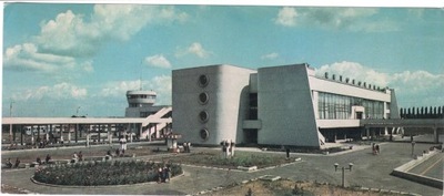 UKRAINA - CZERKASY - DWORZEC AUTOBUSOWY - 1965R - GIGNATYCZNY FORMAT