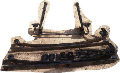 Mercedes atego 17.5 рессоры полный комплект задняя фото №1