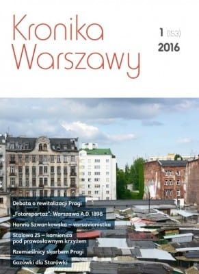 Kronika Warszawy 1(153)2016