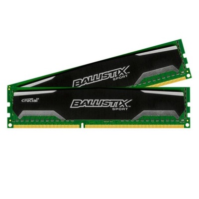 PAMIĘĆ CRUCIAL Ballistix Sport 16GB (2x8GB) DDR3 1600MHZ BLS8G3D1609DS1S00