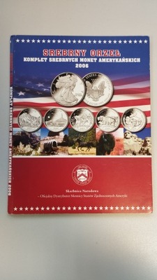 Srebrny Orzeł - komplet srebrnych monet amerykańskich 2006