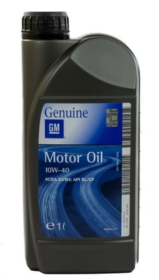 10W40 GMO 1/GMO МАСЛО 10W-40 GM OPEL SEMI SYNTHETIC