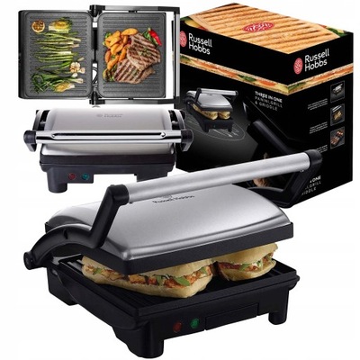 MOCNY TOSTER OPIEKACZ GRILL 3w1 RUSSELL HOBBS