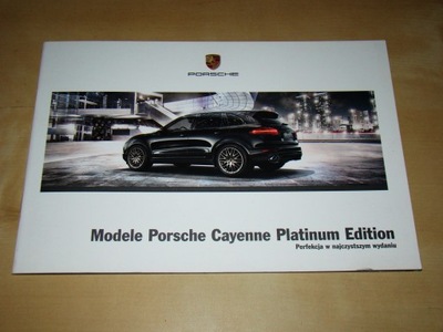 Porsche Cayenne Platinum Edition 2016 j.polski 