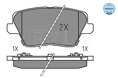Тормозные колодки ham. kia t. ceed- proceed- xceed 1.0- 1.6 18- фото №1