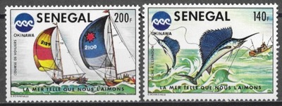 Senegal - sport,fauna** (1976) SW 587-588