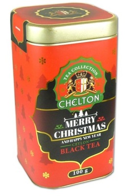 Herbata świąteczna czarna bez dodatków Merry Christmas Red Chelton 100g