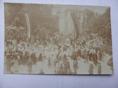 MIECHÓW.1915 ROK PROCESJA.FOTO