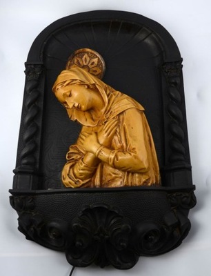 Podświetlana płaskorzeźba obraz Matki Bożej -1510