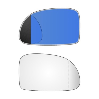 Асферическое зеркало chevrolet tacuma 2000-2011 2010 фото №1